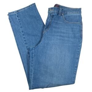 Gloria Vanderbilt Jeans Womens 8 Amanda Classic High Rise Straight Denim Pants